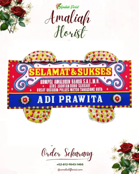 Papan Bunga Ucapan Selamat Sruweng